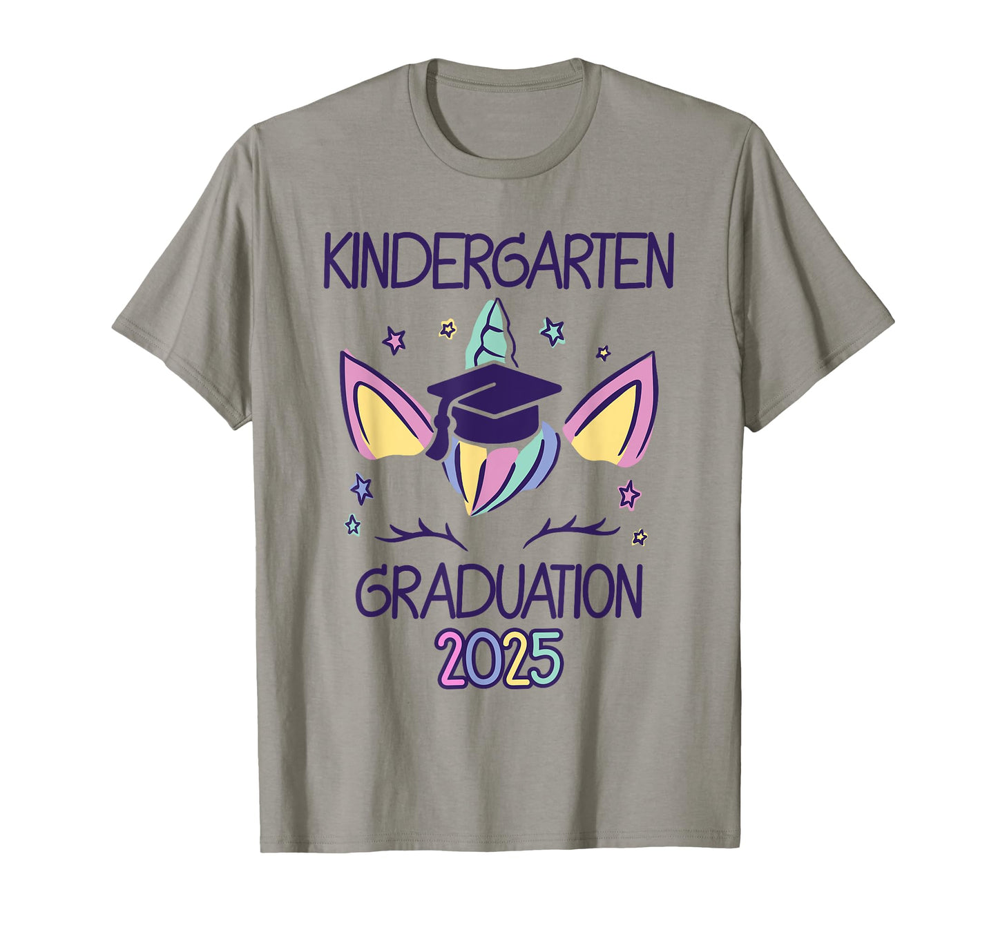 Kindergarten Graduation 2025 Unicorn Kindergarten Grad T-Shirt