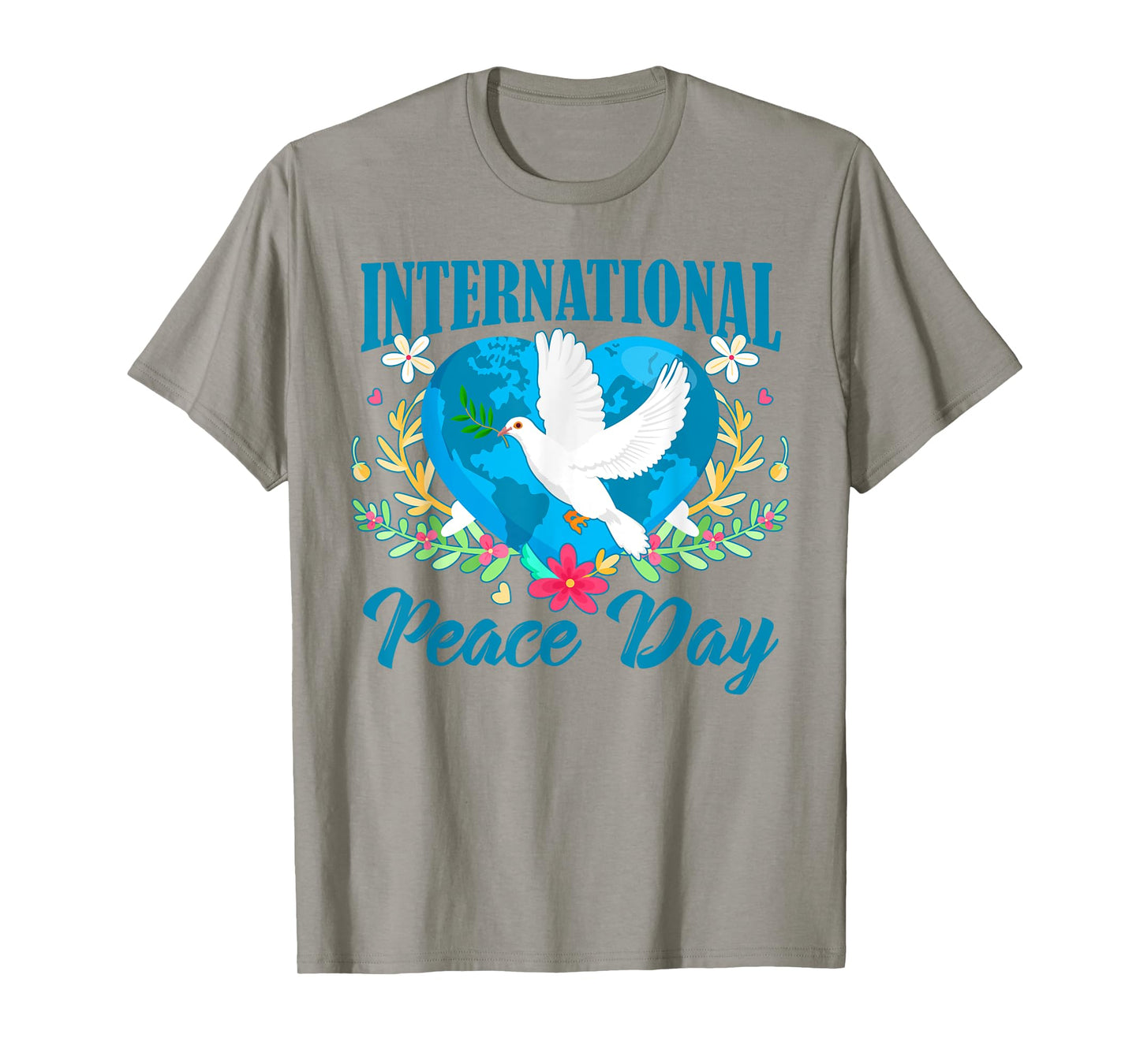 Funny Peace Bird World Peace Day International Day Of Peace T-Shirt