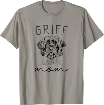 Griff Mom Wirehaired Pointing Griffon Dog Mother T-Shirt