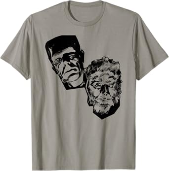 Classic Halloween Monster Poster Horror Movie Werewolf T-Shirt