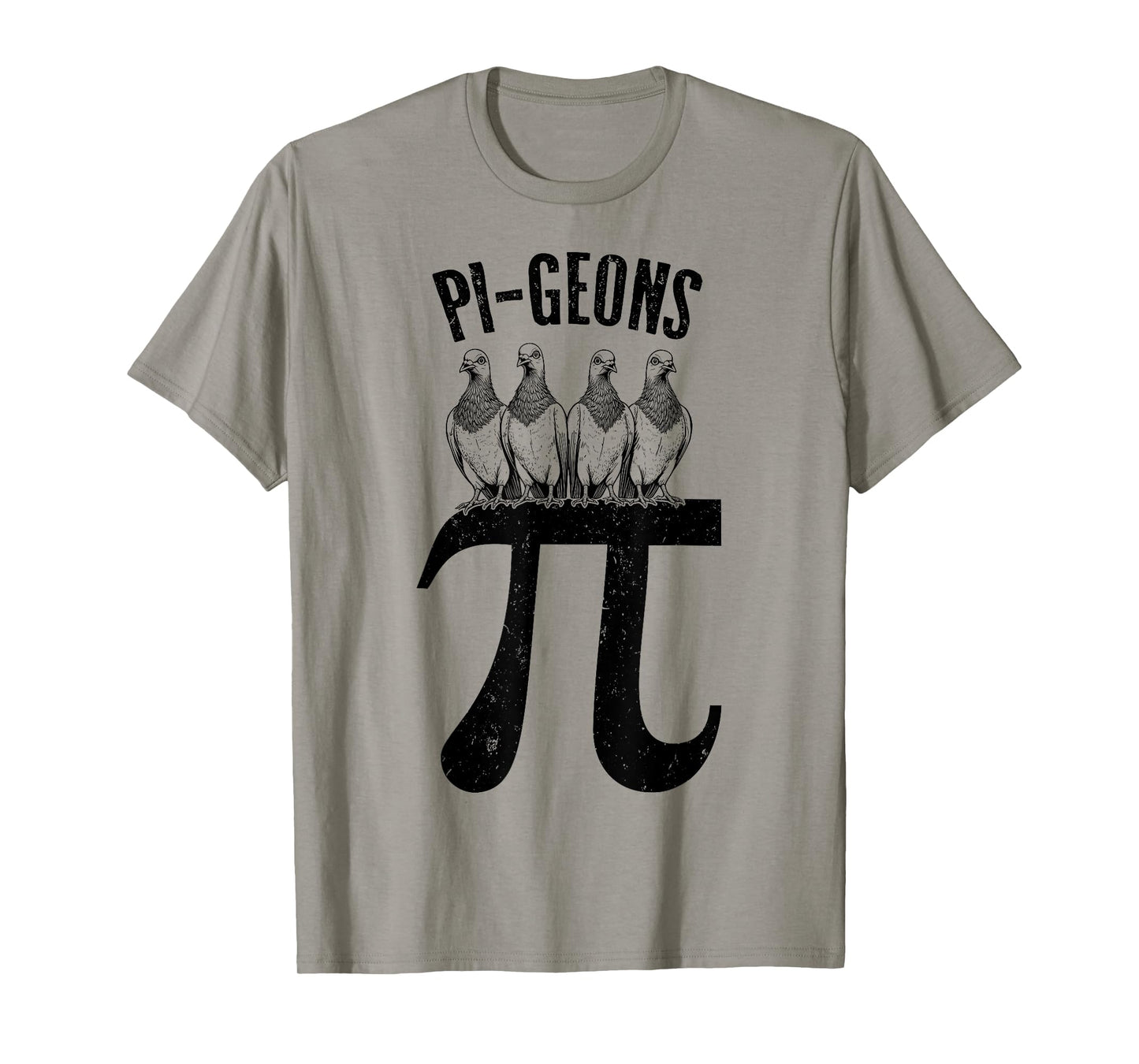 Pi Day Pi-Geons Funny Pigeon Bird Math Teacher Mathematics T-Shirt
