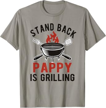 Funny Grilling Pappy BBQ Pappy Grandpa T-Shirt
