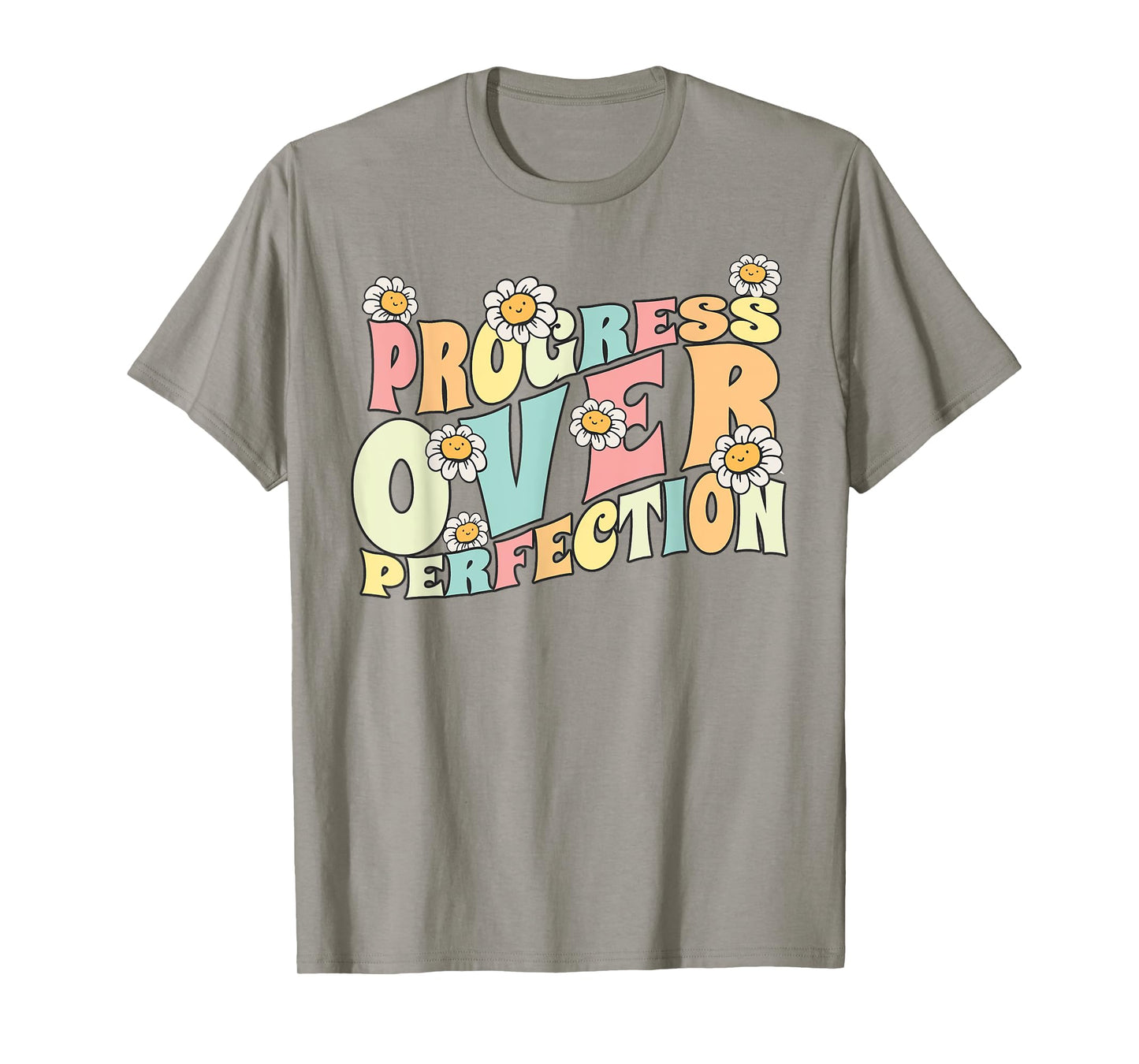 Progress Over Perfection Back to School Teacher and Kids T-Shirt