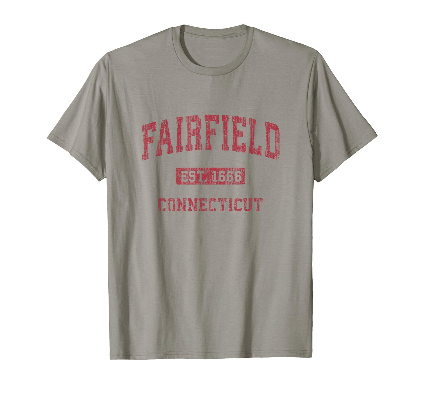Fairfield Connecticut CT Vintage Athletic Sports Design T-Shirt