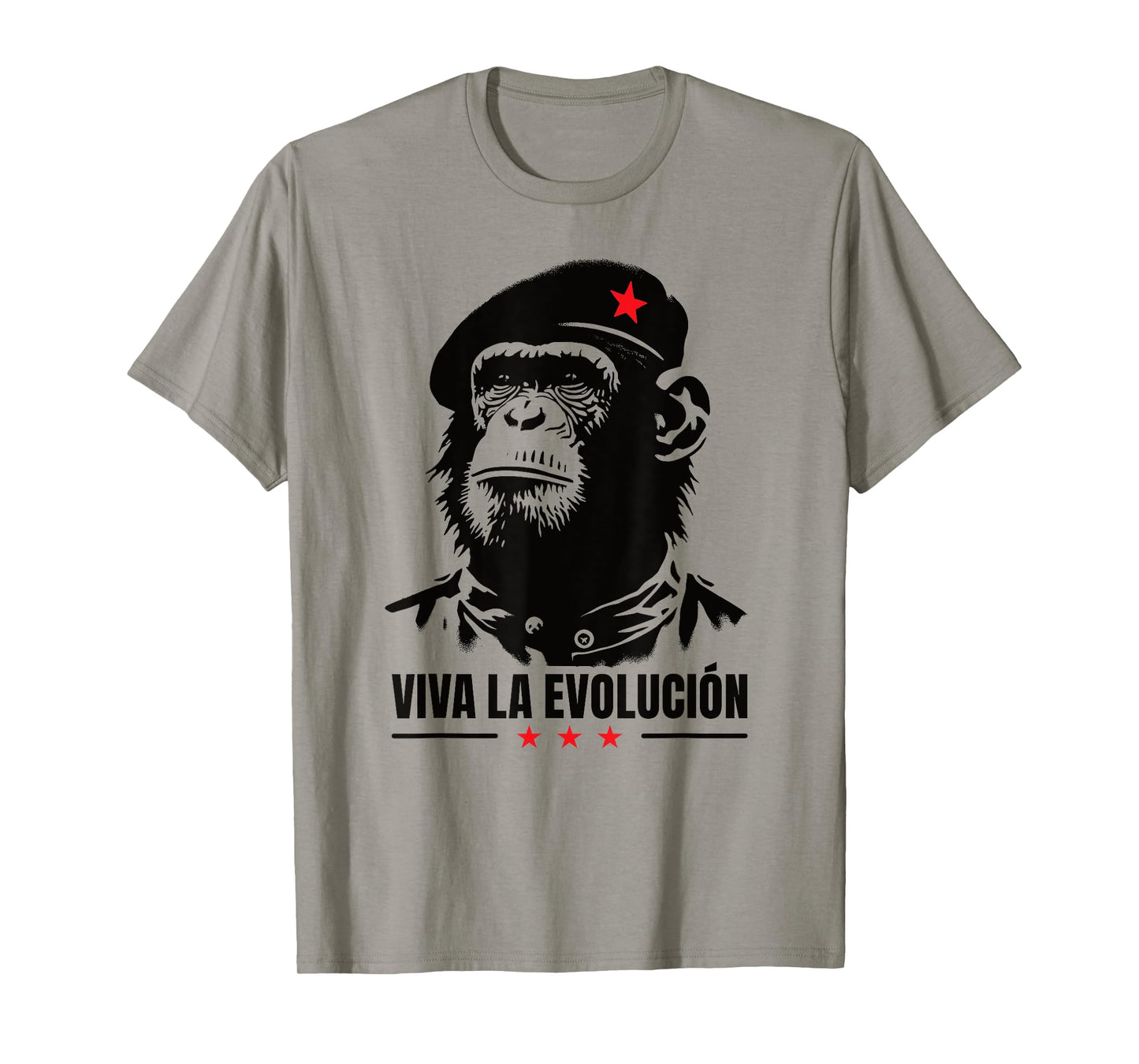 Viva La Evolucion Revolutionary Chimp Funny Monkey Che T-Shirt