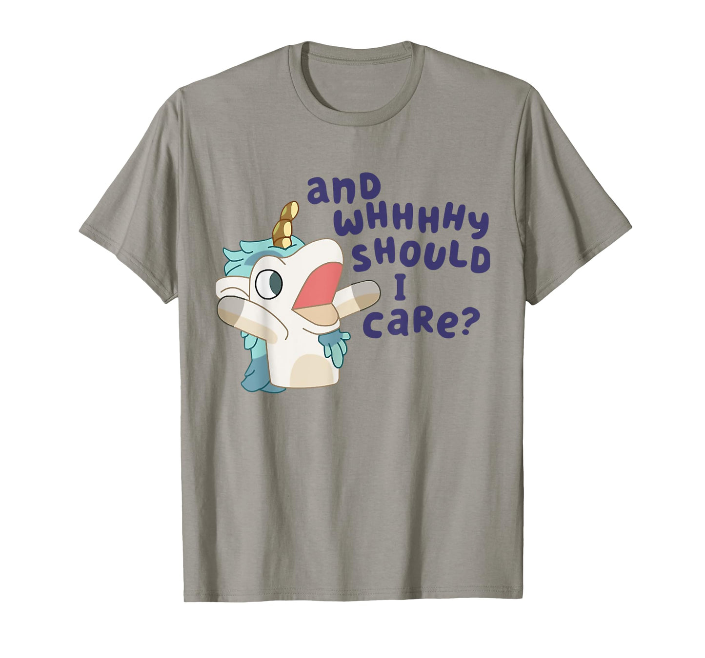 And Why Should I Care? Sarcastic Unicorn Funny Unicorn Lover T-Shirt