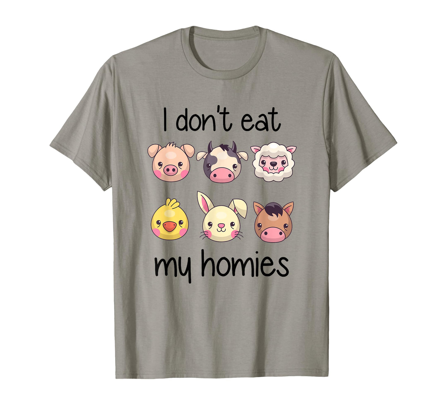 I Don't Eat My Homies Vegan Shirt Kids Toddler Boys Girls T-Shirt