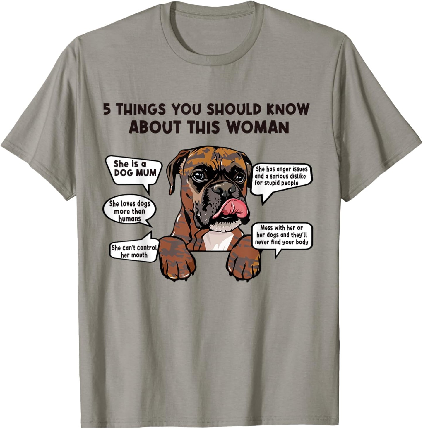 5 Things Should Know About Brindle Boxer Dog Mom Mothers Day T-Shirt