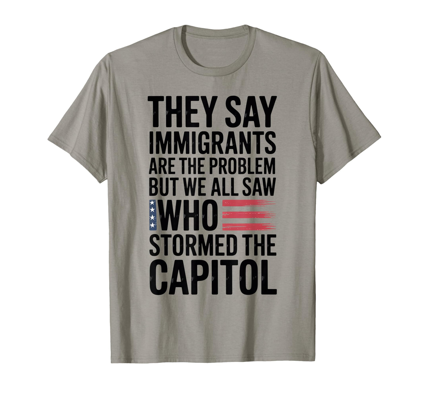 They Say Immigrants Are The Problem But We All Saw Stormed T-Shirt