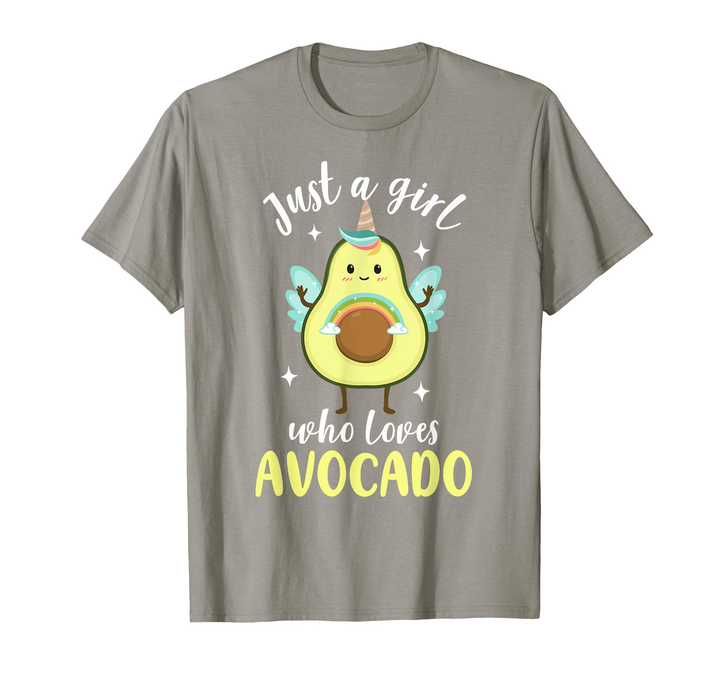 Avocado Shirt Kids Toddler Girl Just A Girl Loves Avocado T-Shirt