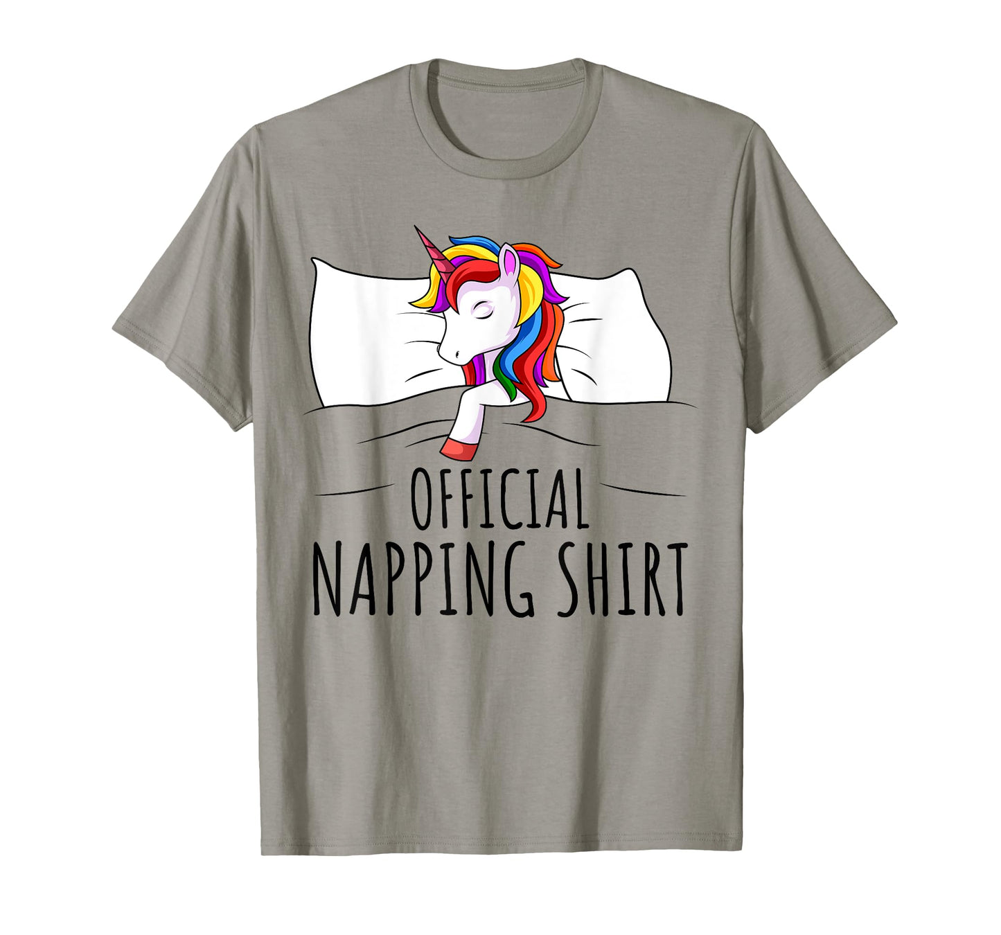 Sleeping Unicorn Girls Women Official Napping T-Shirt