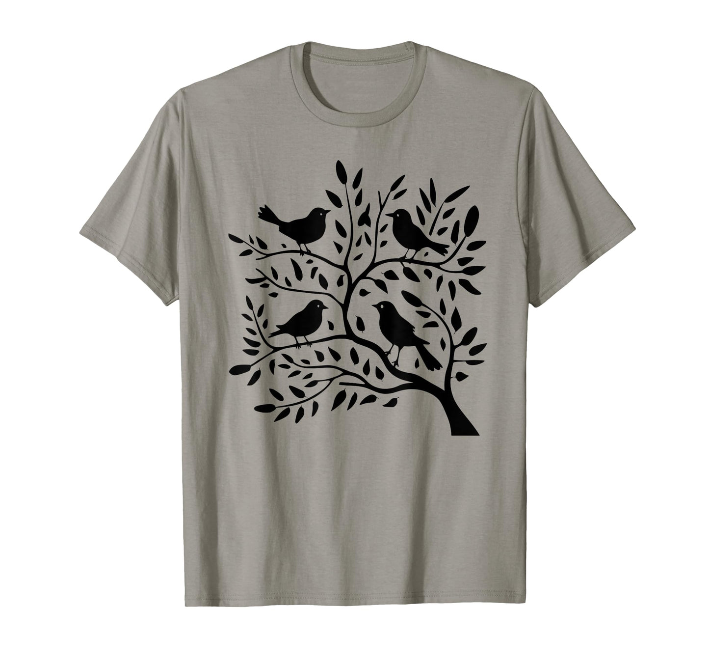 Birds On A tree Branch Birding Bird Watching Bird Shirt T-Shirt