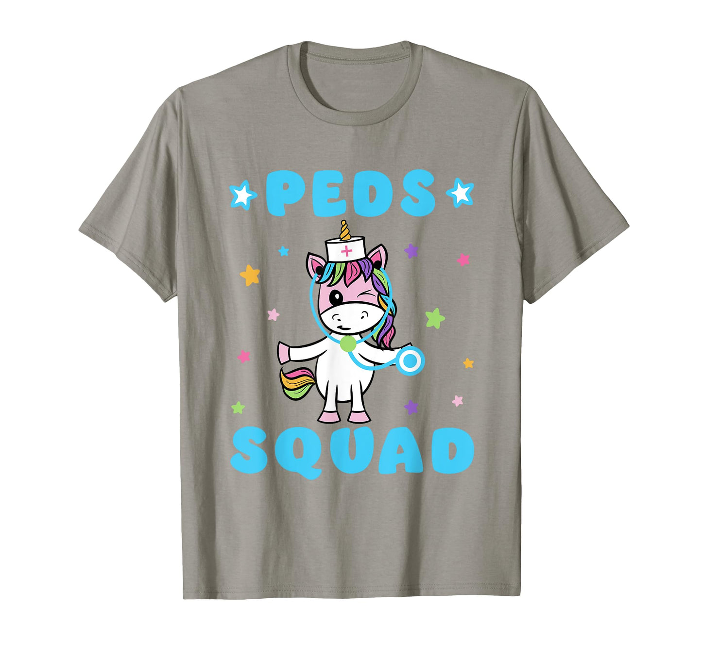 Peds Squad Pediatric Nurse - Funny Unicorn Stethoscope T-Shirt