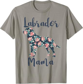 Labrador Mama Shirt Labrador Retriever Dog Mom Lab Mom Women T-Shirt