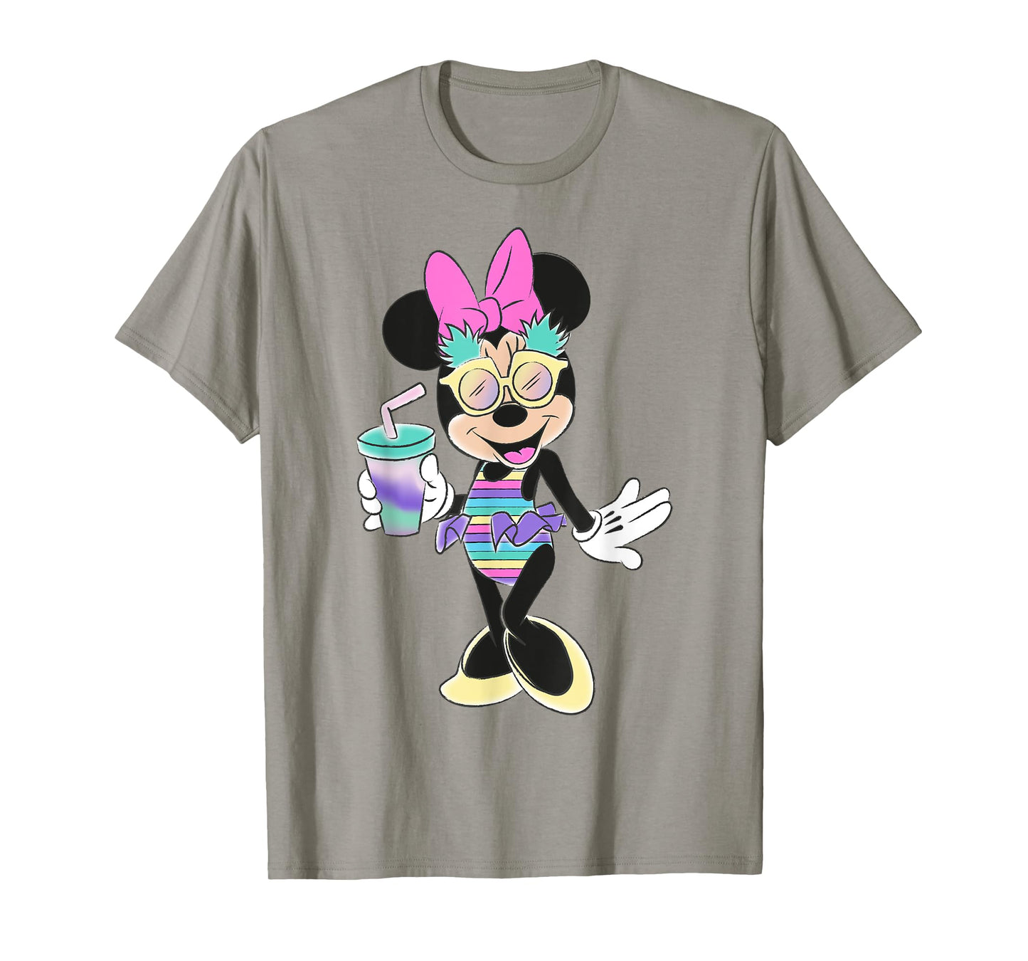Disney - Minnie Mouse Unicorn Stripes and Pineapples T-Shirt