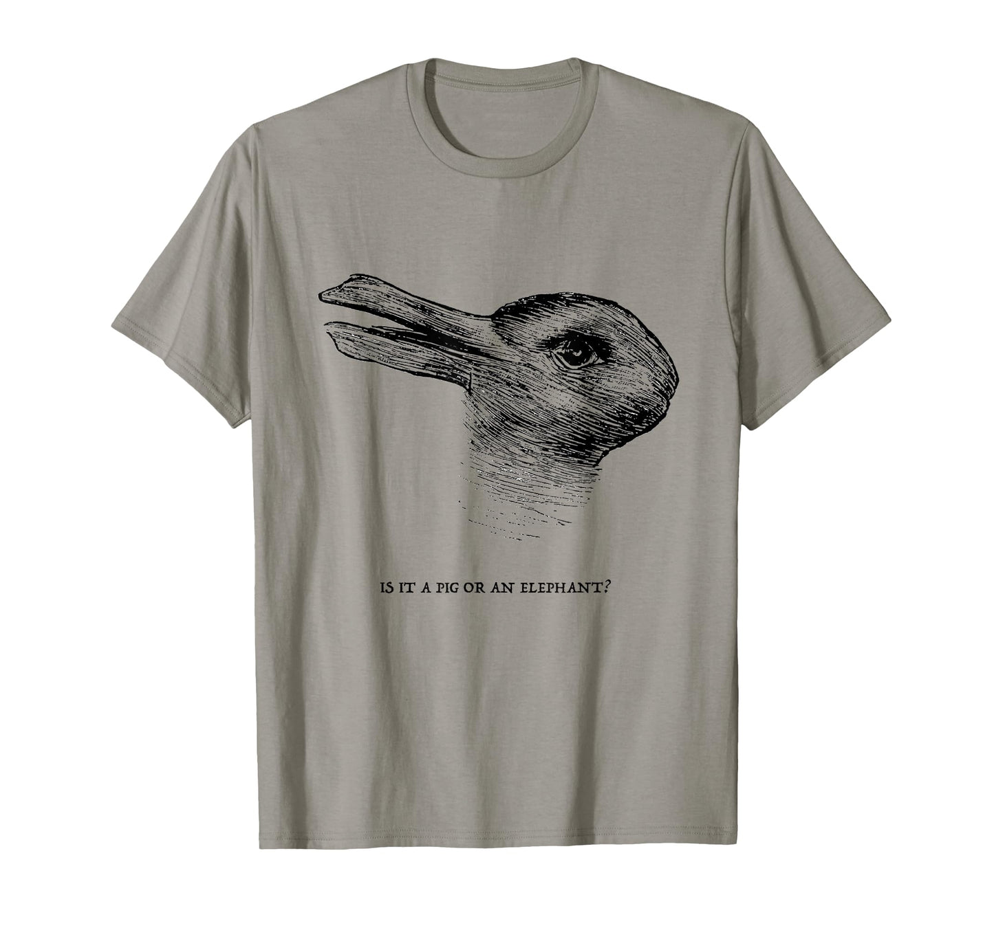 Optical illusion shirt: duck rabbit shirt