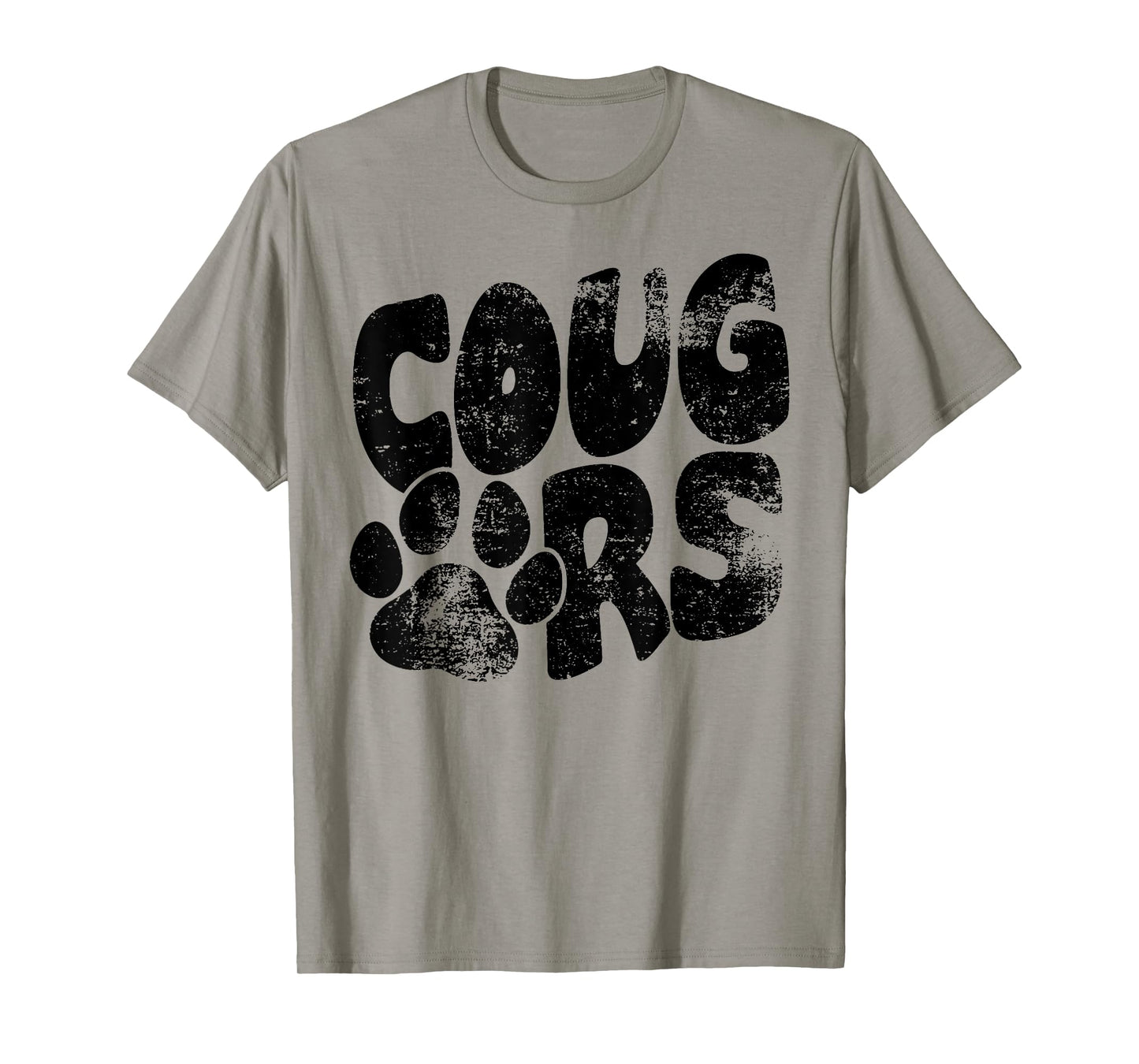 Cougars Football School Sports Fan Team Spirit T-Shirt