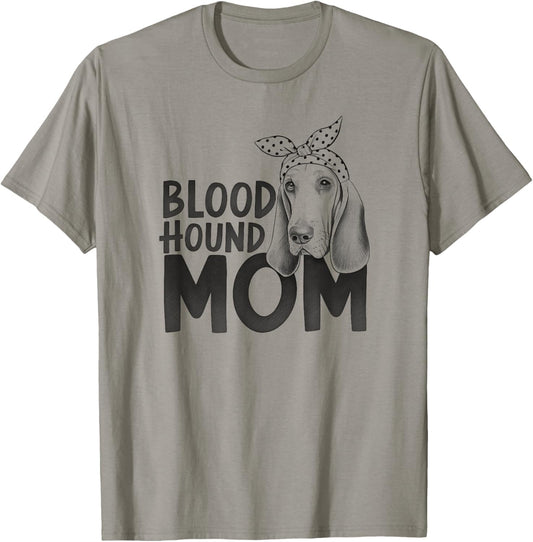 Bloodhound Mom Design For Dog Owner Women T-Shirt