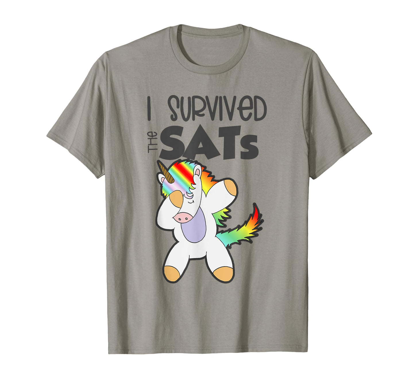 I Survived the SATs Dabbing Unicorn Test Day Exam Education T-Shirt