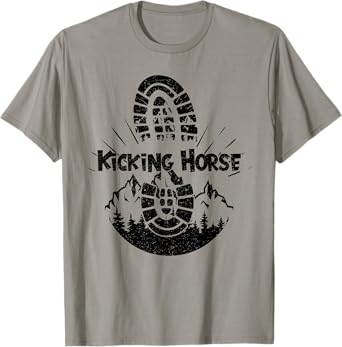 Hiking In Kicking Horse Vacation Ski T-Shirt
