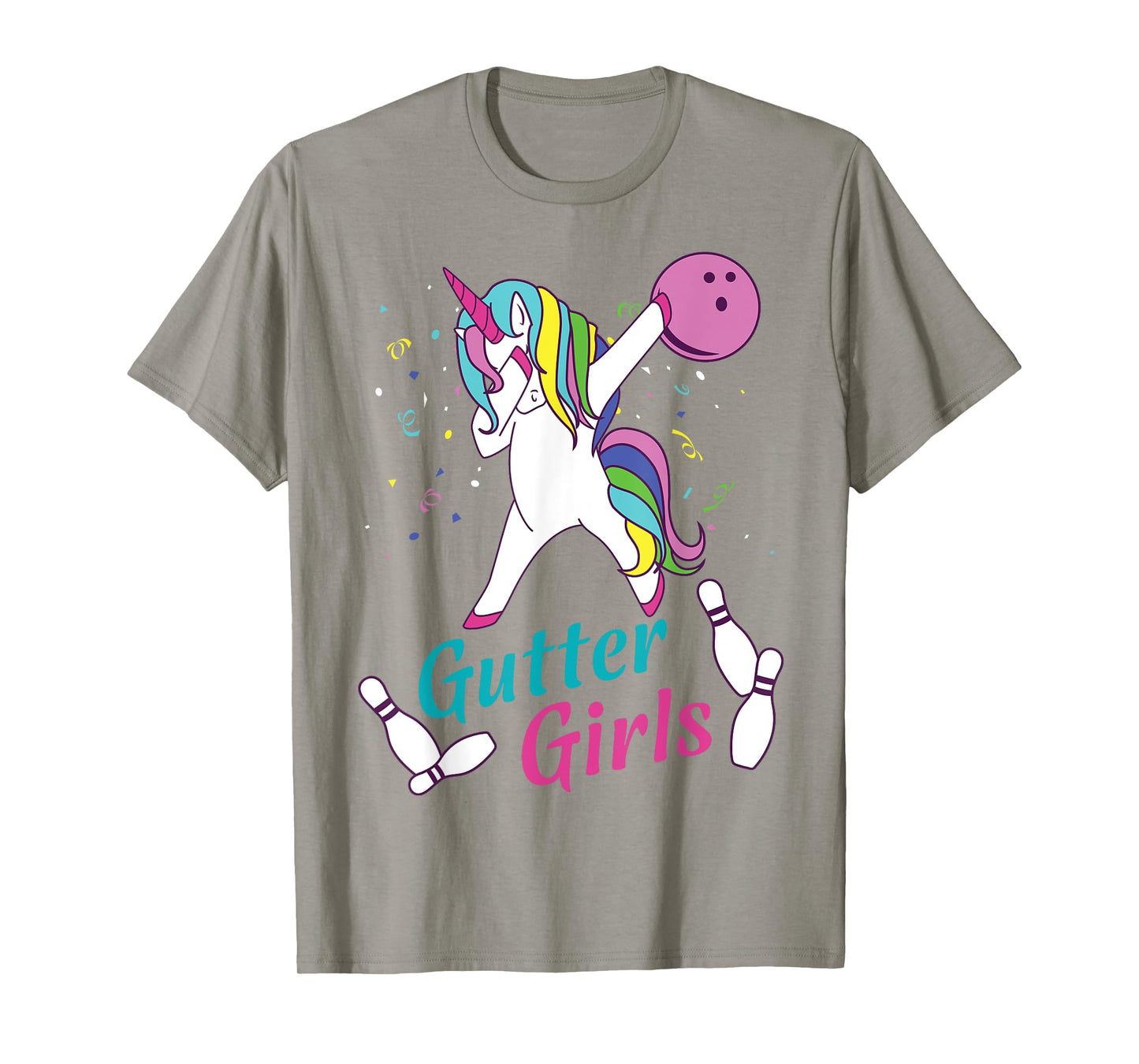 Gutter Girls Unicorn Bowling Team Shirt for Women T-Shirt T-Shirt