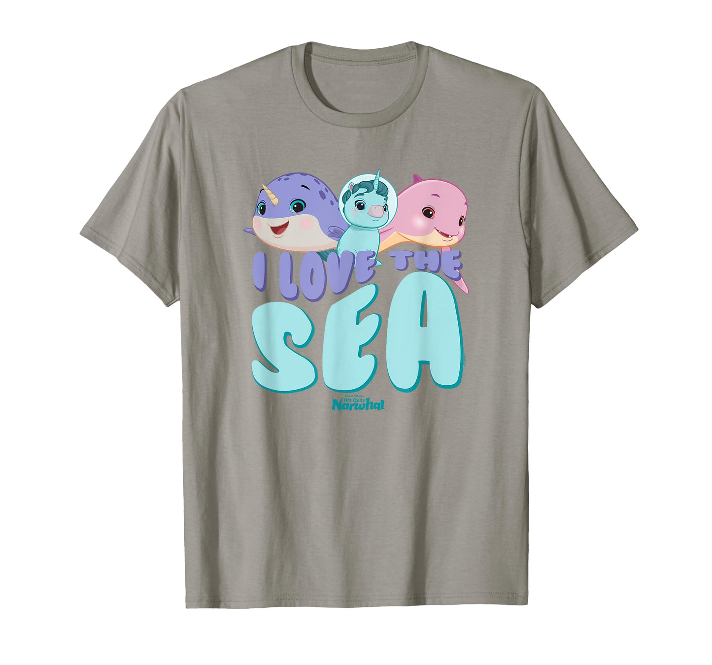 DreamWorks Not Quite Narwhal I Love the Sea T-Shirt