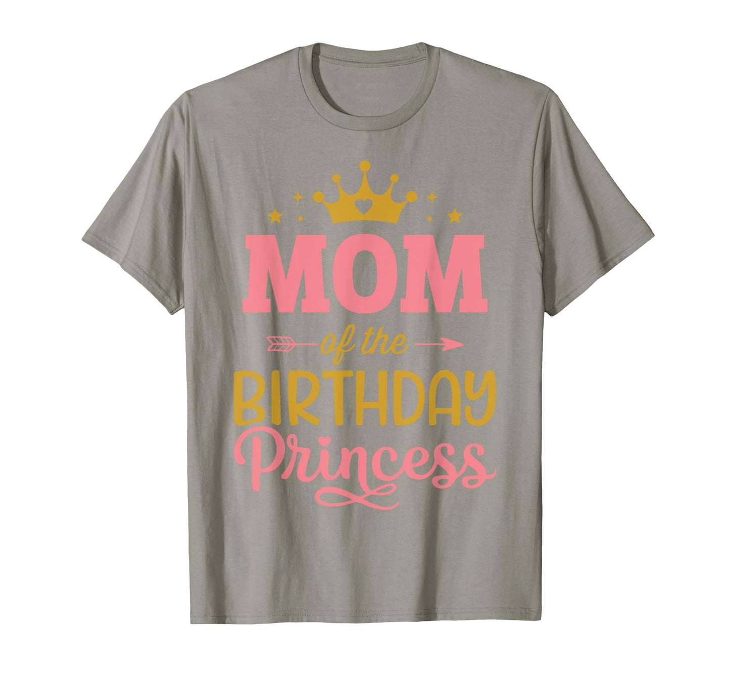 Mom of the birthday princess girl matching family party T-Shirt