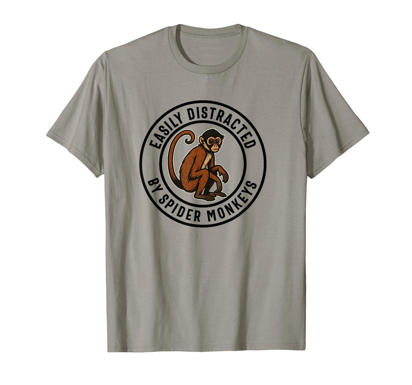 Spider Monkey Lover Funny Men Women Boys Girls T-Shirt