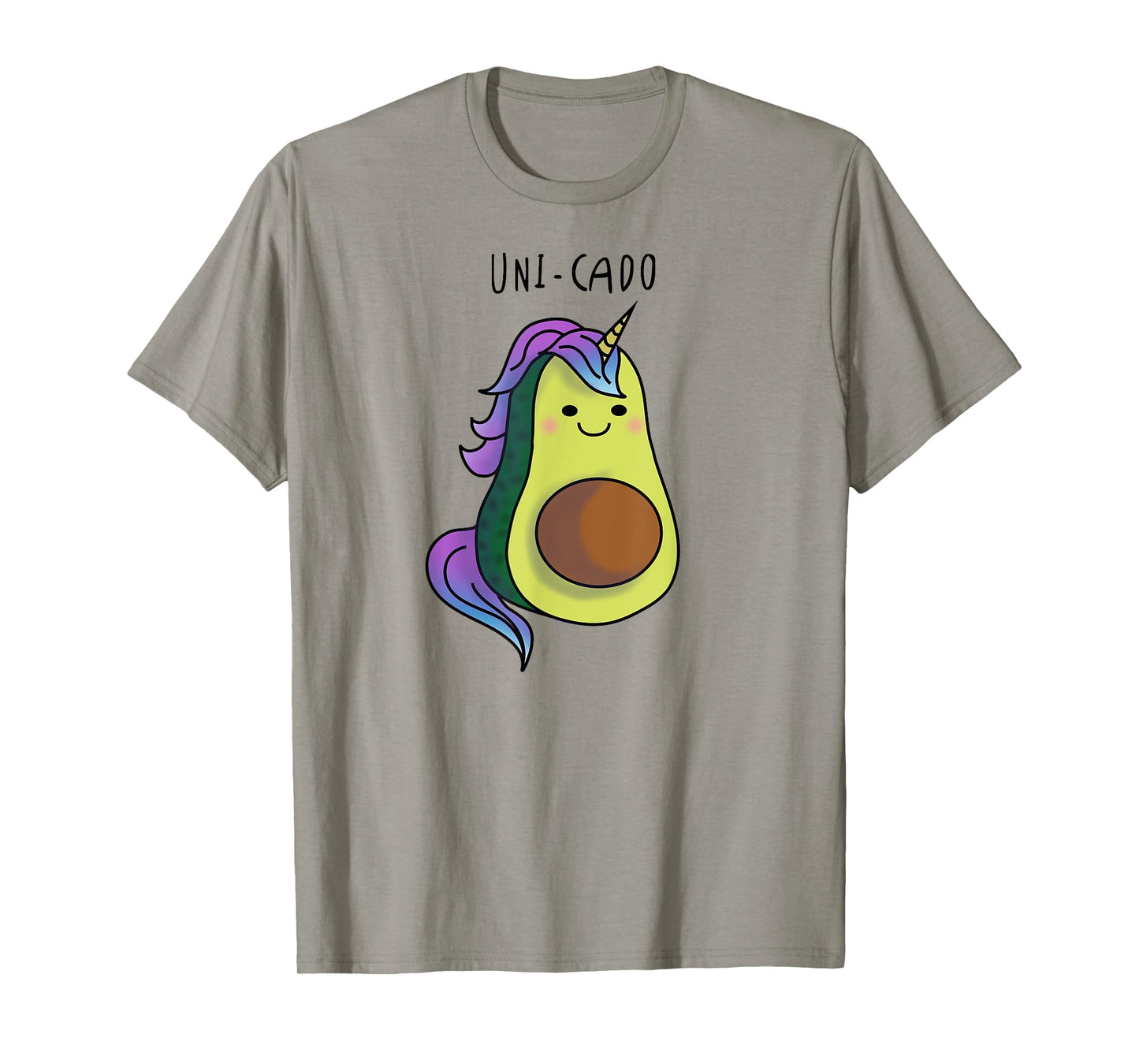 Uni Cado - Unicorn Avocado Vegan Birthday Christmas gift T-Shirt
