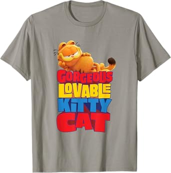 The Garfield Movie Gorgeous Lovable Kitty Cat Sassy Poster T-Shirt