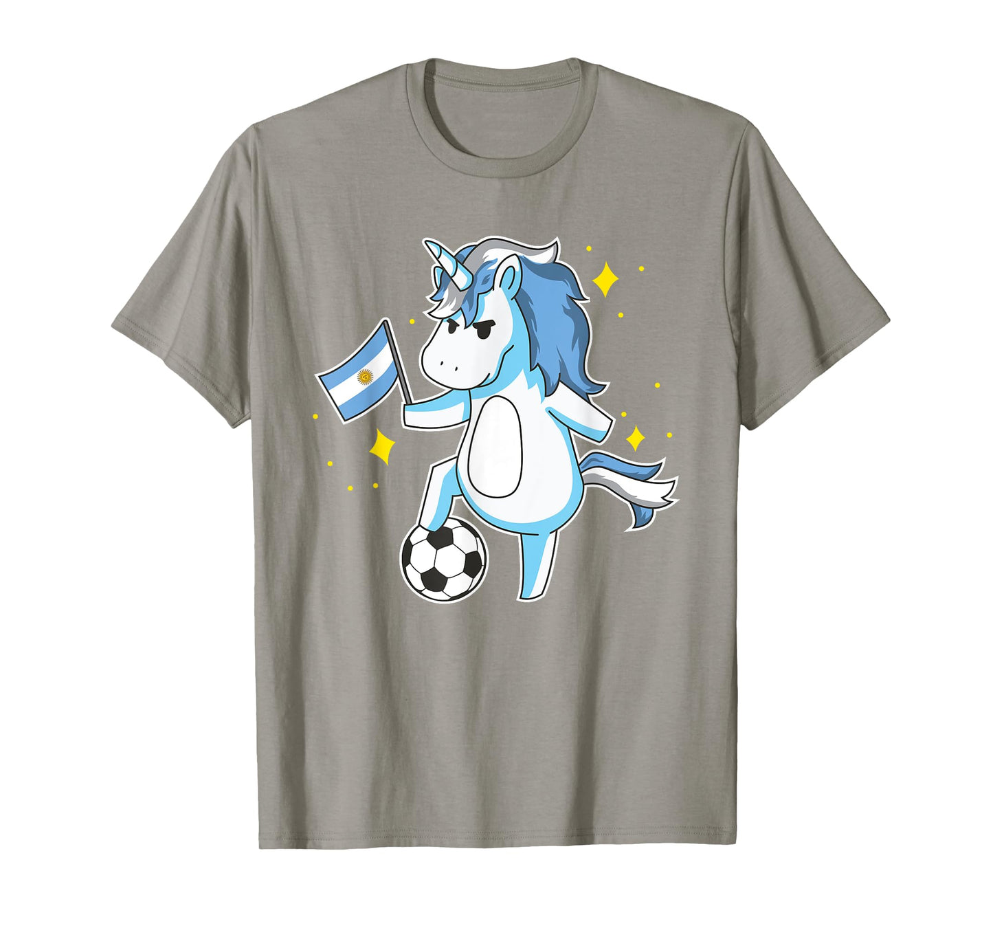 Soccer Unicorn Argentina Jersey Shirt Argentinian Football T-Shirt