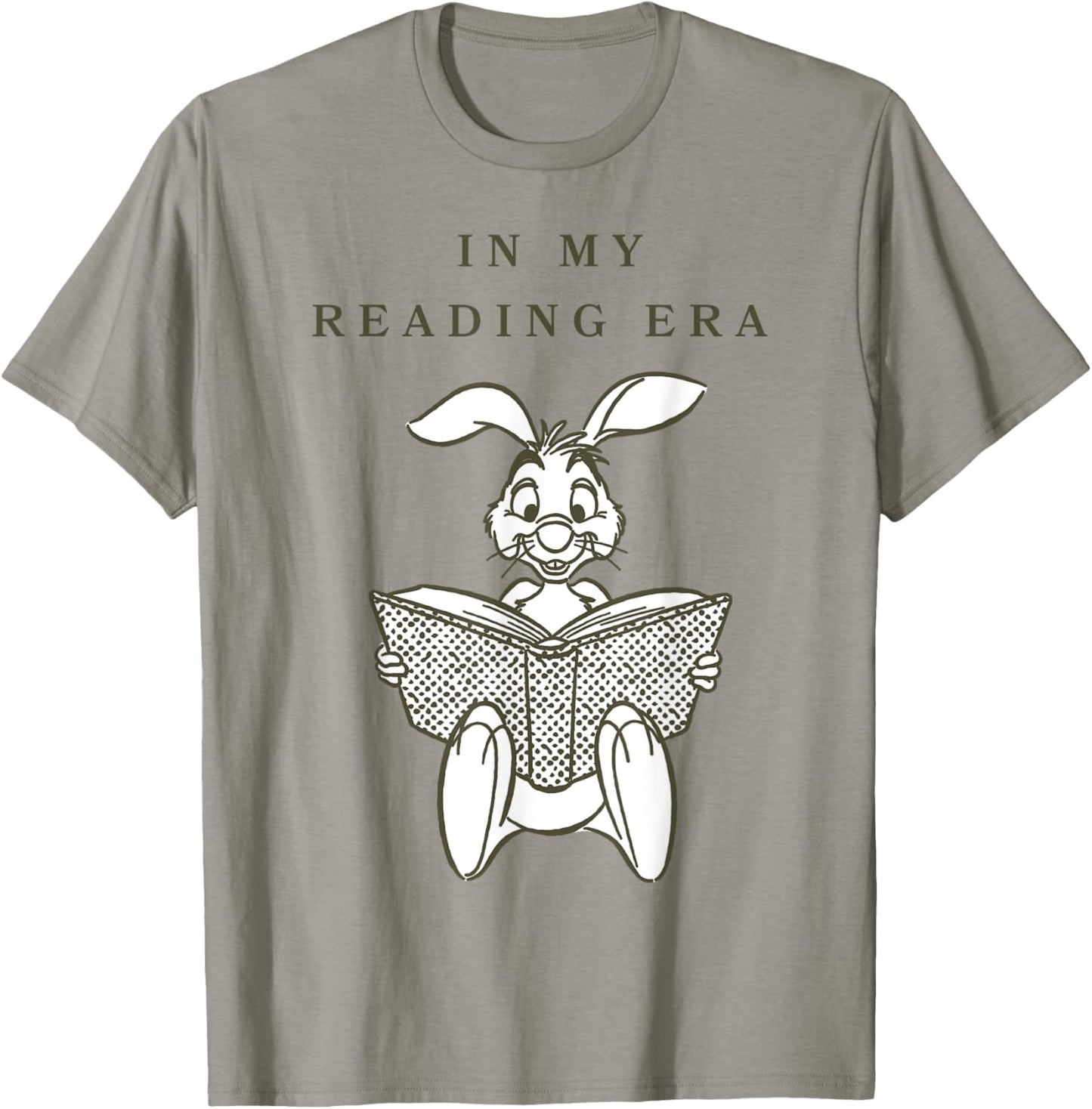 Disney Winnie the Pooh In My Reading Era Rabbit Sketch T-Shirt