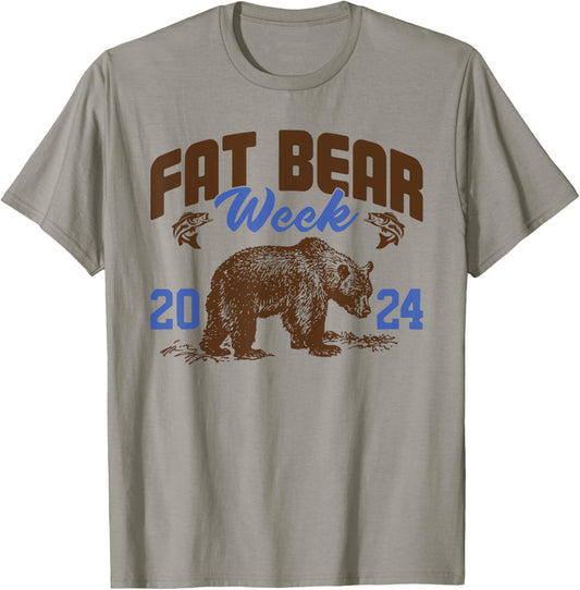 Fat Bear Week 2024 Funny Bear T-Shirt