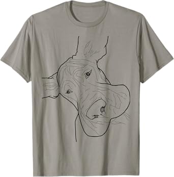 Funny goofy Great Dane face T-Shirt