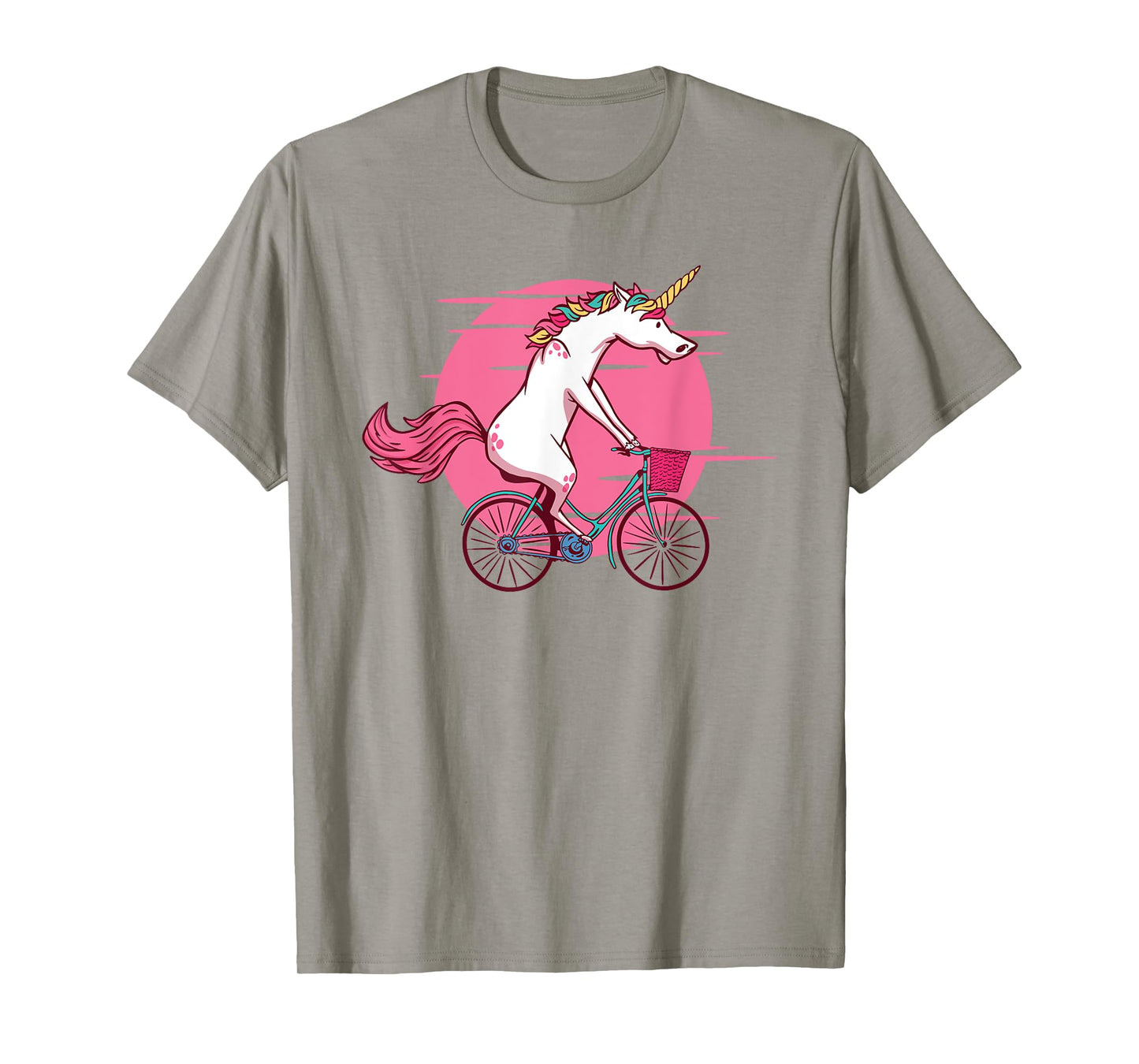 Funny Bicycle Unicorn Biker Bike Riding T-Shirt