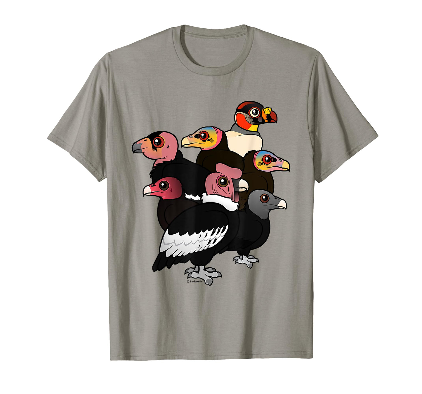 New World Vultures and Condors Cartoon Birdorable T-Shirt