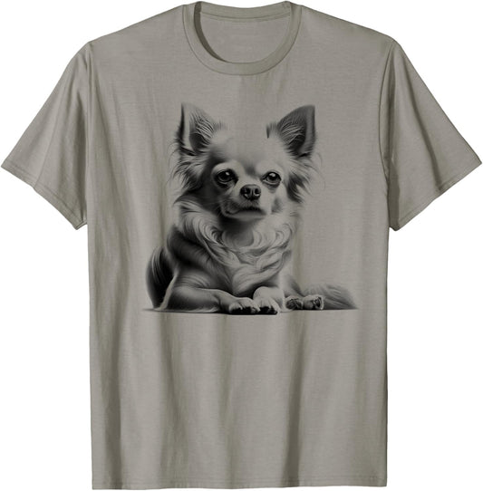 Cute Chihuahua in Lying Poser T-Shirt