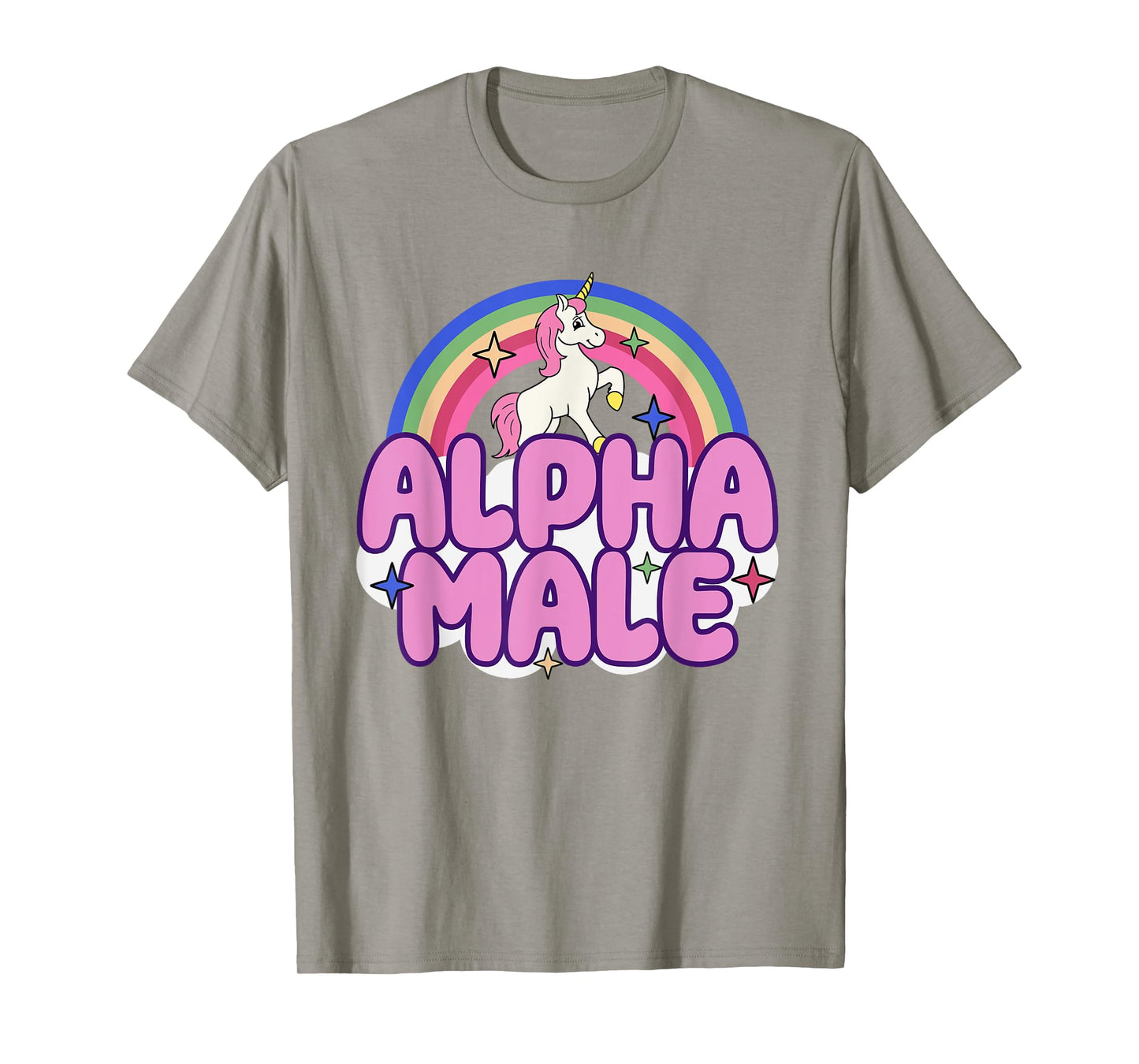 Ironic Alpha Male Unicorn Funny Sarcastic Hilarious Meme T-Shirt