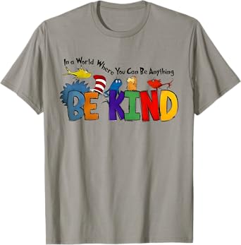 In A World Where You Can Be Anything Be Kind Kindness Retro T-Shirt