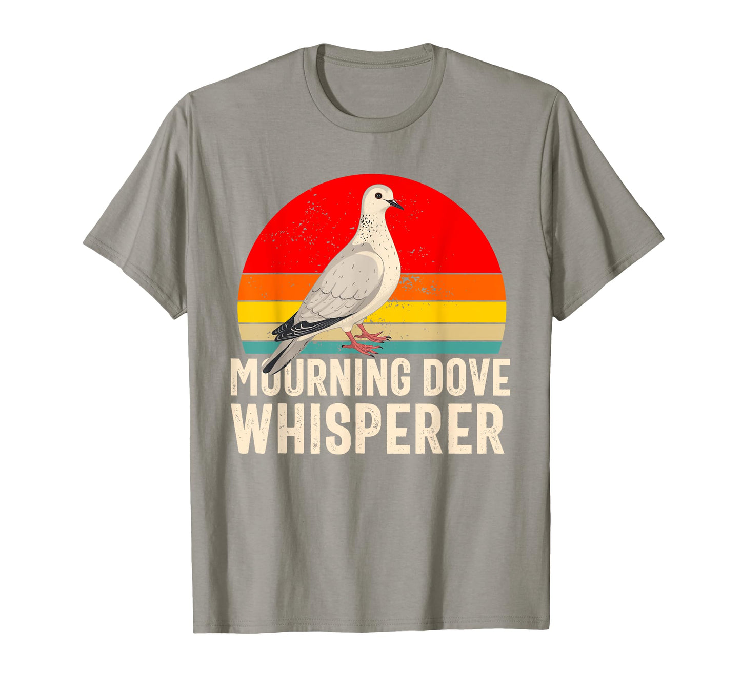 Mourning Dove Bird Lover Women Men Girl Boys Vintage Retro T-Shirt