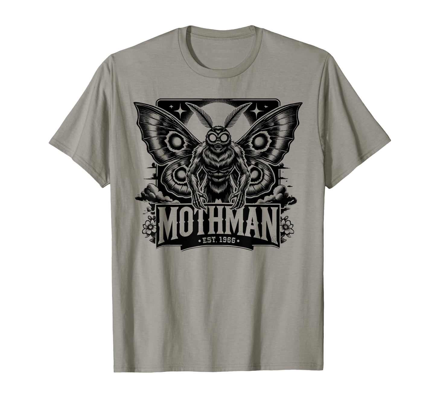 Mothman Research Team Cryptid Cryptozoology Moth Man Hunter T-Shirt