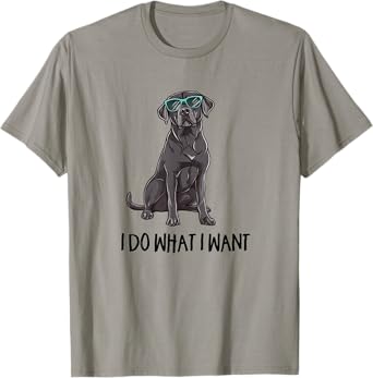 Mens Womens & Kids Funny Do What I Want Black Lab Lover T-Shirt