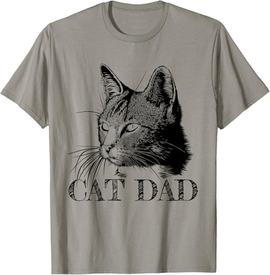 Cat Dad T-Shirt - Gift Idea for Cat Lovers