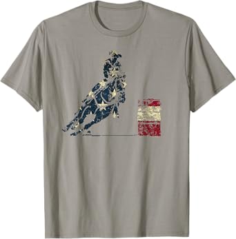 Barrel Racing: Gifts for Horse Lovers Distressed T-shirt T-Shirt