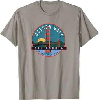 Golden Gate National Recreation Area Bridge T-Shirt