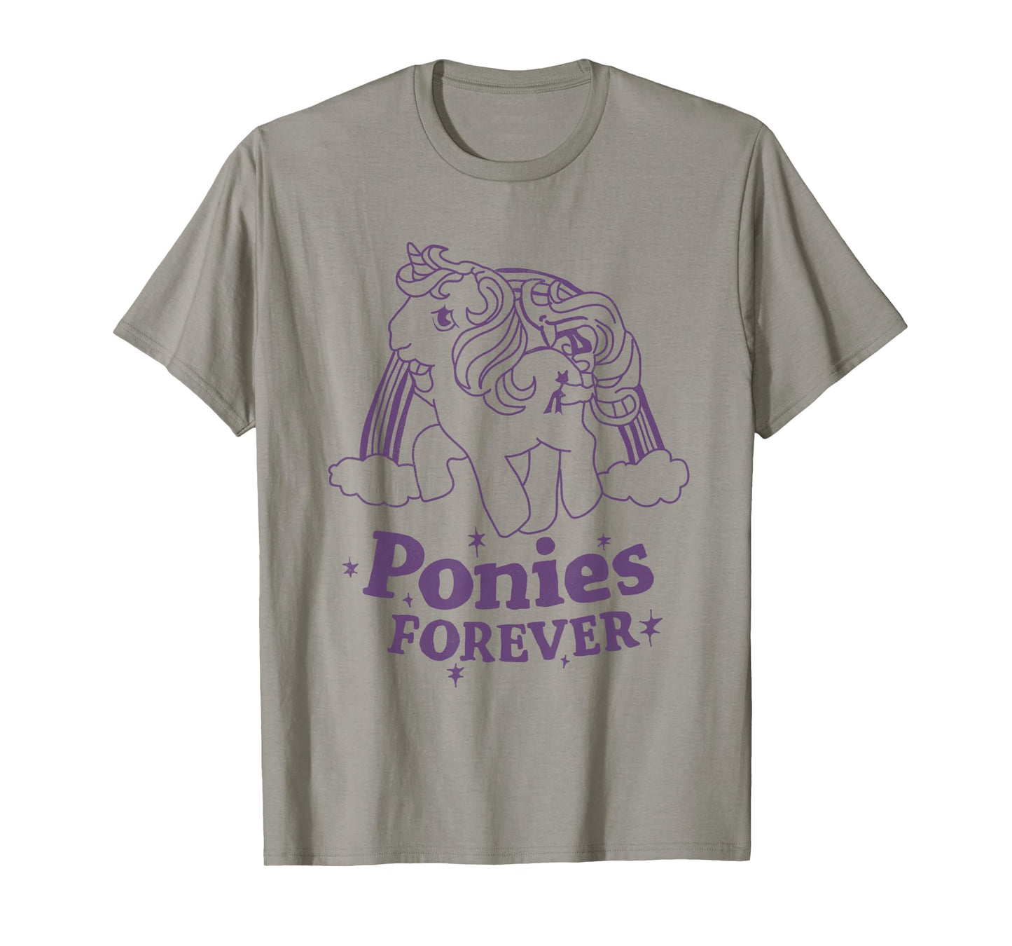Ponies Forever Band Reference Grey T-Shirt