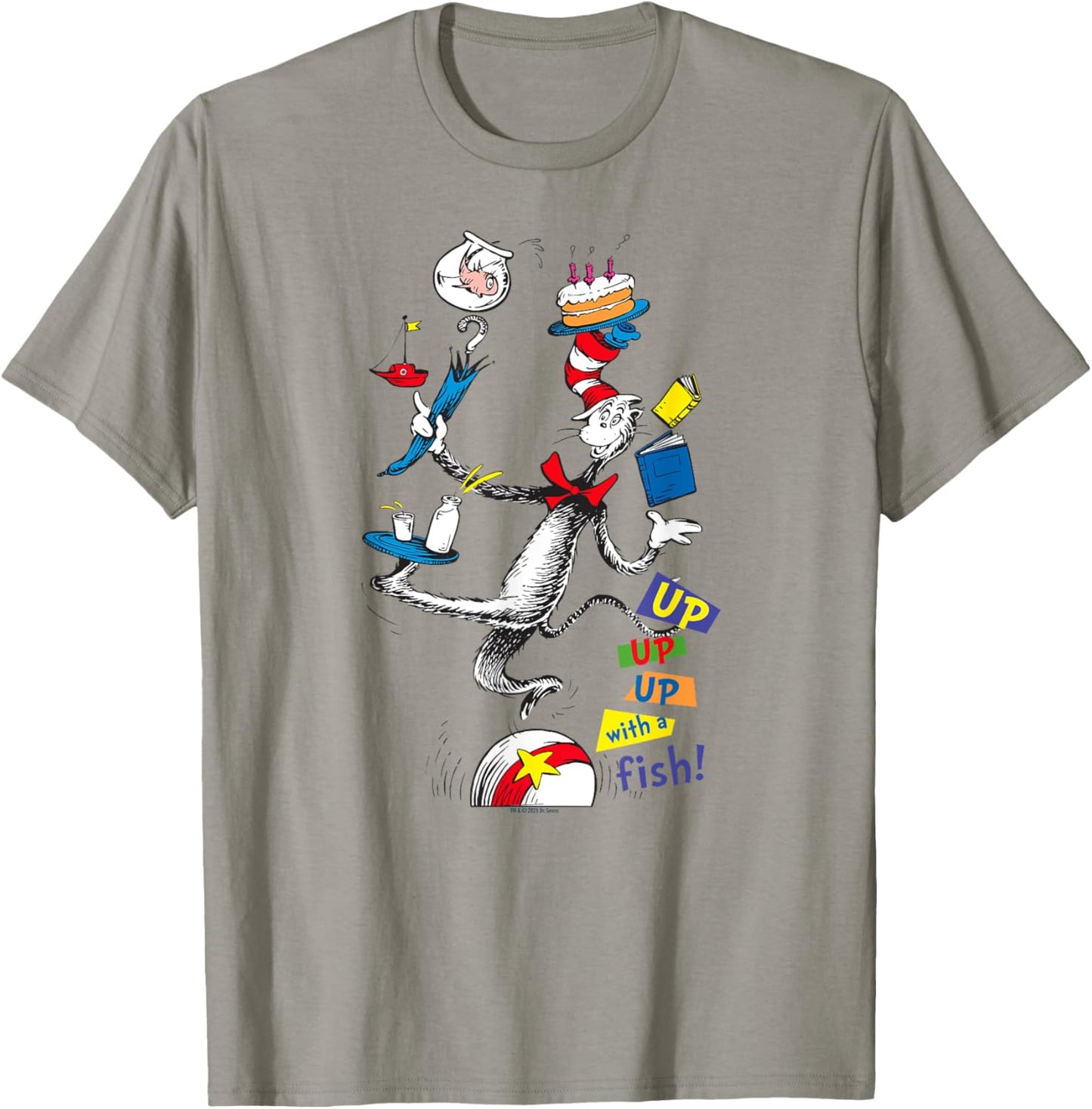The Cat in the Hat Up Up Up - Officially Licensed T-Shirt