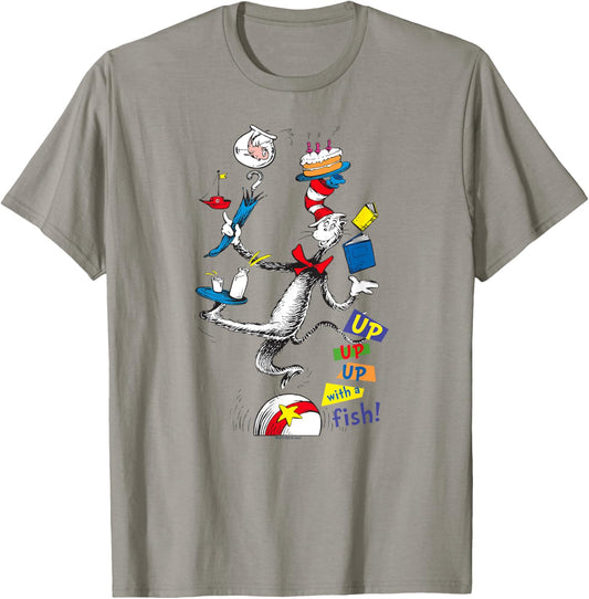 The Cat in the Hat Up Up Up - Officially Licensed T-Shirt