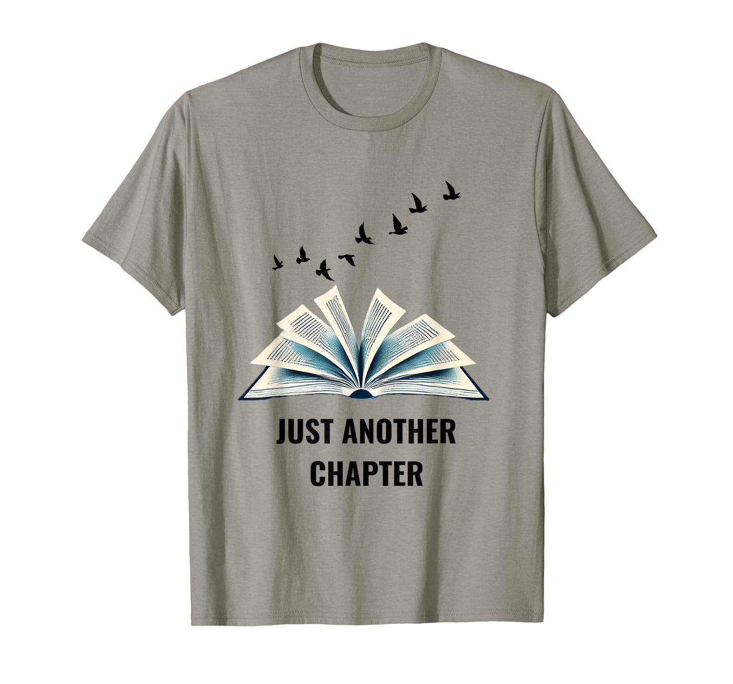 Floating Pages Book Lover Design - Just Another Chapter T-Shirt