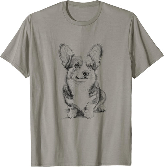 Pembroke Welsh Corgi Dog Design Idea For Women & Men T-Shirt